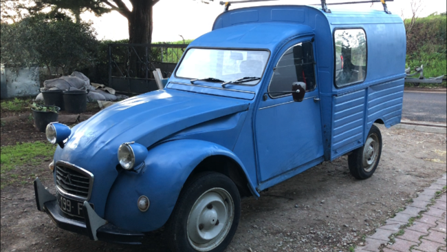 Photo de ma 2cv fourgonnette