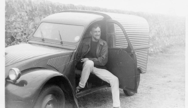 A BLAST FROM THE PAST My first 2 CV Citroen VAN, w.jpg