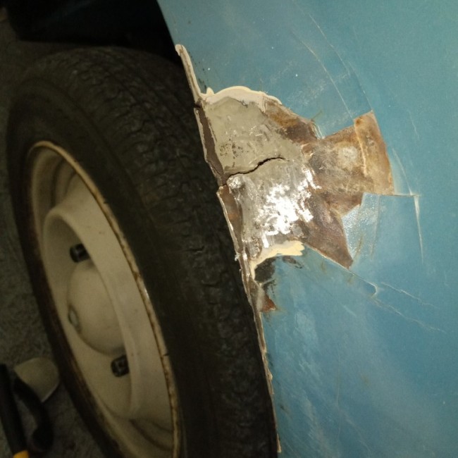 État des lieux après ponçage