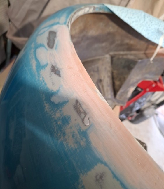 ponçage et mastiquage