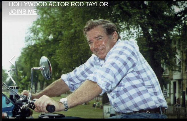 rod taylor tries my honda for size.JPG