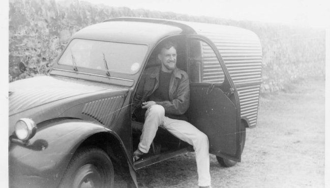 A BLAST FROM THE PAST My first 2 CV Citroen VAN, w.jpg