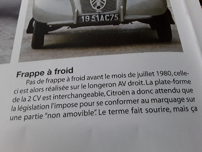 Frappe à froid