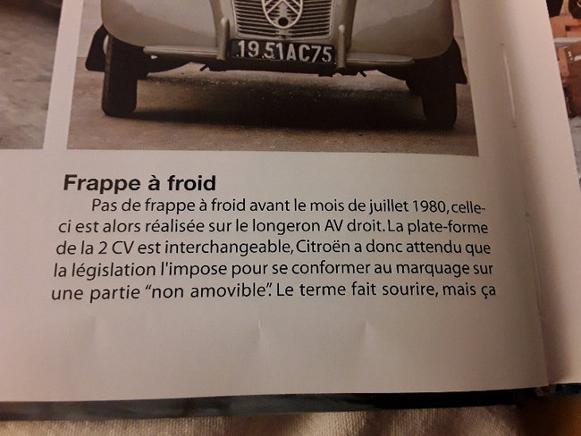 Frappe à froid