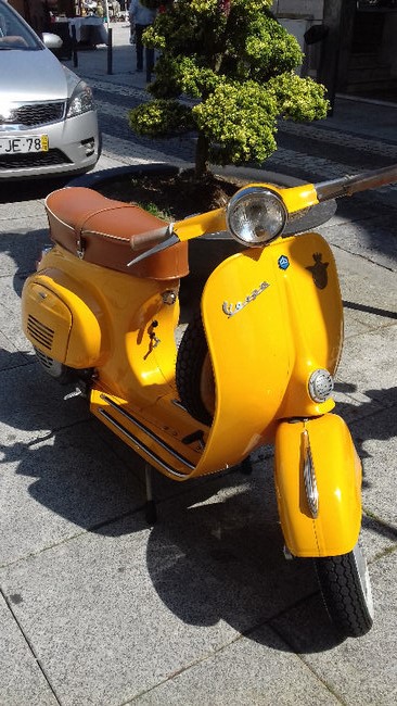 Un vespa