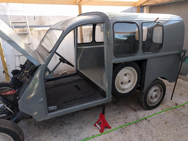 prête à recevoir sa mécanique