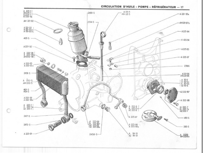 circulation d'huile 2 CV AZ.jpg (167.19 Kio) Vu 6303 fois 2 CV AZ Catalogue de 1968