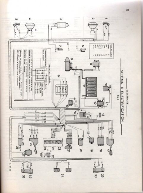 Schéma électrique AMI 8