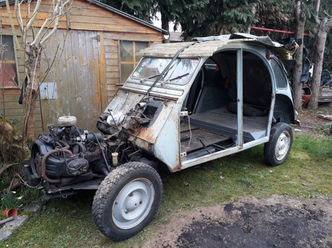 2 cv avant restauration