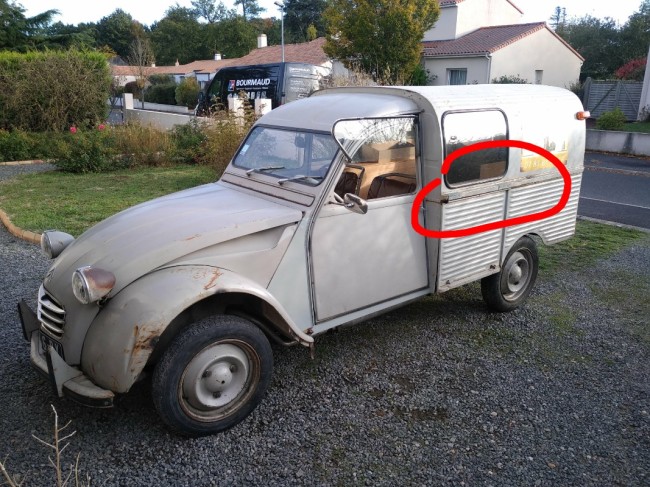 si vous zoomer rafistolage avec cornière alu