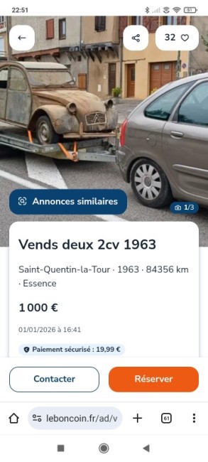 Prix de vente 1000€