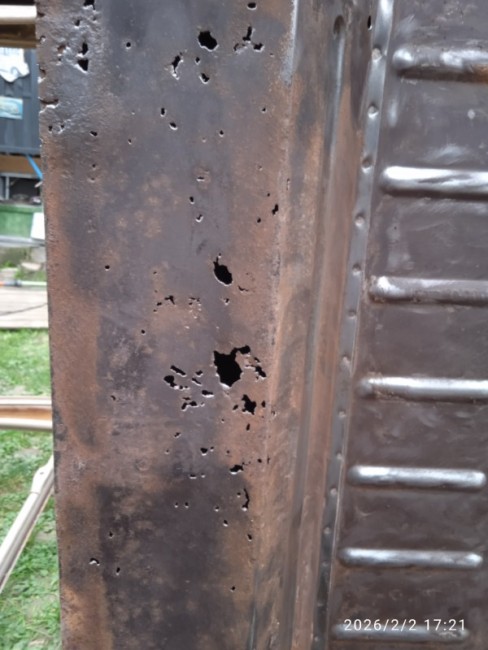 La dentelle de rouille...