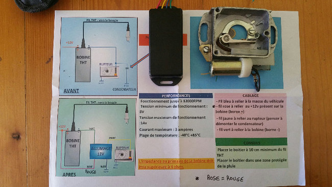 Quand mon allumage tt électronique m'a lâcher je suis passé sur un semi électronique haute performance..épatant